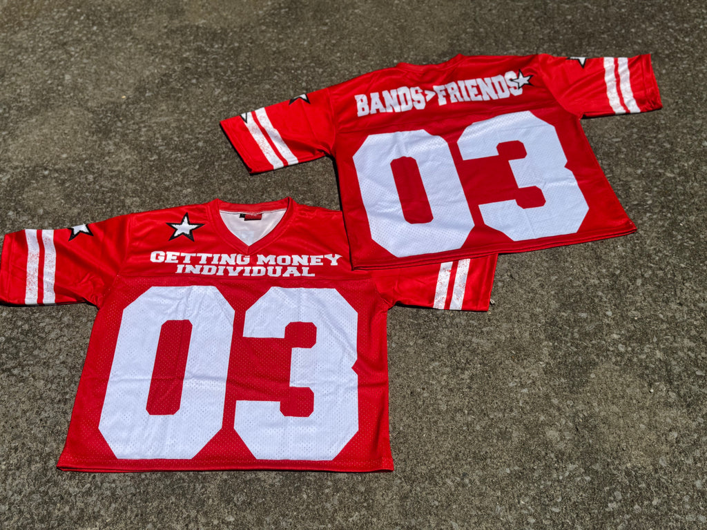 Red Getting Money Individual Jersey